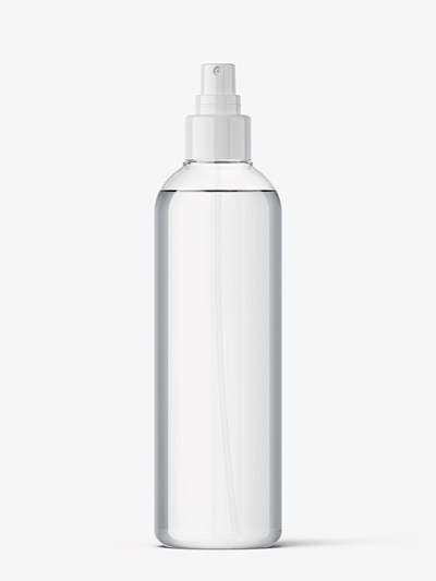 Transparent 8 Oz Bottle